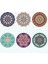 6 Adet 22X22CM Mandala Amerikan Servisleri Masa Örtüleri (Yurt Dışından) 1