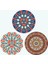 3 Adet 12X12CM Mandala Bardak Altlığı Sehpa Için (Yurt Dışından) 1