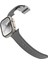 Watch 10 42MM Amazingthing Titan Swift Deri Dokulu Silikon Kordon Gri 2