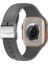Watch 10 42MM Amazingthing Titan Swift Deri Dokulu Silikon Kordon Gri 3