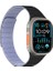 Watch 10 46MM Amazingthing Smoothie Sport Magnetik Tak Çıkar Silikon Strap Kayış Siyah-Mor 1
