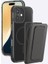 iPhone 16 Plus Kılıf Magsafe Özellikli Standlı Kartlıklı Set Amazingthing Omni Adventure Seri Siyah 2