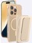 iPhone 16 Pro Max Kılıf Magsafe Uyumlu Standlı Kartlıklı Set Amazingthing Omni Adventure Serisi Rose 2