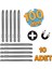 Mıknatıslı Yıldız Ph2 Bits Uç 100 mm 10'lu Set Kutulu Manyetik 1/4" Matkap Ucu 10 cm Uzunluk 1