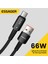 1 Metre 66W 6A USB To Type-C Süper Hızlı Data Şarj Kablosu Ultra Dayanıklı Şarj ve Data Kablosu 2