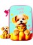 Köpekcik Kabartmalı Eva Kalemlik Büyük Boy 1