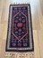 59 x 123 cm Lacivert Geleneksel Çiçek Desenli Küçük Boy Kilim 1