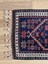 59 x 123 cm Lacivert Geleneksel Çiçek Desenli Küçük Boy Kilim 5