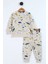 Erkek Çocuk Şardonlu Pijama Takımı Gezegen Baskılı Şardonlu Erkek Çocuk Pijama Takım 1