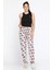 Kadın Beli Lastikli Desenli Pijama Altı 1