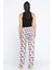Kadın Beli Lastikli Desenli Pijama Altı 3