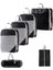 Lıcorıce Seyahat Saklama Çantası Sıkıştırma 6 Parçalı Set (Yurt Dışından) 1