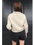Polo Yaka Yarım Fermuarlı Üç Iplik Şardonlu Sweatshirt 4