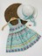 Hat And Motifs 2 Parça Elbise Set Kız Takım Mavi 1