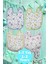 Bebek % 100 Cotton Arkası Muşambalı Su Geçirmez Renkli Mama Önlüğü 8'li Set 1-2 Yaş 1