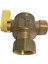 Kombi Vanası 3/4’’( 3/4 Rekor-3/4 Dişli ) Köşe Kulplu Gaz Için 1