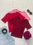 Kadın 3 Lü Adet Fitilli Pamuklu Bisiklet Yaka Örme Kaşkorse Crop T-Shirt 1