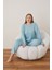 Kadın Raporlu Interlok Kumaş Büyük Beden Düğmeli Pijama Takımı Ma 2
