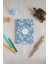 Leylak Desenli Bez Ciltli Defter - 2 1