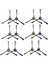 DF45 V8S V80MAX X800 Robot Süpürge Parçalarının Değiştirilmesi Için 12 Adet Yan Fırça (Yurt Dışından) 2