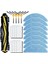 S7 Pro Roller Yan Fırça Hepa Filtre Mop Rag Robot Süpürge Yedek Parçaları (Yurt Dışından) 1
