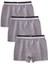 Üçlü Erkek Boxer Set Gri 1