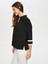 Zigzag Şeritli Polo Yaka Örme Bluz 004 2