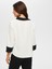 Renk Bloklu 3/4 Kol Yarım Patlı Bluz 003 4