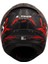 Rapıd 2 Kaıju Mat Siyah-Kırmızı-Beyaz Kask 3