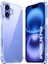 Apple iPhone 16 Plus Kılıf Airbag Crystal Sert Pc Antishock Darbe Emici Kenar Şeffaf Silikon Kapak 1