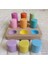 Montessori Eşleştirme Tablalı Silindir Seti - 9 Renk 4