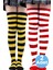 Kadın Kalın Şeritli 2'li Diz Üstü Çorap 5