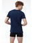 Erkek Beyaz Basic Yuvarlak Yaka Ince Modal T-Shirt 084 3