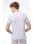 Yaz Serinliği Erkek Beyaz Basic V Yaka Ince Modal Tişört 085 3