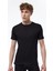Erkek Beyaz Basic Yuvarlak Yaka Ince Modal T-Shirt 084 1