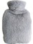 Sıcak Su Torbası Yan Cepli Gri Peluş Termofor 27X17X2CM 750ML 1