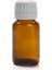20 ml Kahverengi Cam Ecza Şişesi Kilitli Kapaklı, 12 Adet 1
