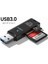 2in1 USB 3.0 Micro Sd Hafıza Kartı - Tf Kart Okuyucu Hub Adaptör Veri Aktarıcı 1