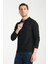Erkek Yarım Fermuarlı Uzun Kol Sweatshirt 7702 2