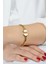 T Model Kelepçe Modern Gold Renk 925 Ayar Gümüş Bileklik 1