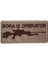 BORA12 Operator Tactıcal Patch -Tan - Çöl 1