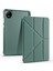 Xiaomi Redmi Pad Se 8.7 Kılıf Kalem Bölmeli Tri Folding Smart Standlı Pu Deri Arkası Yumuşak Silikon 360 Tam Koruma Koyu Yeşil 1