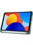 Xiaomi Redmi Pad Se 8.7 Kılıf Kalem Bölmeli Tri Folding Smart Standlı Pu Deri Arkası Yumuşak Silikon 360 Tam Koruma Koyu Yeşil 3