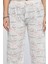 Kadın Beli Lastikli Desenli Pijama Altı 4