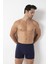 Gri Renk Erkek Boxer - 6'lı Set Paket Özel Kutusunda 3