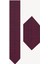 Erkek Bordo Kravat Mendil Set 1