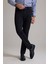 Erkek Lacivert Slim Fit Yan Cepli Kanvas Pantolon 4