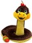 Peluş Çıngıraklı Yılan 32 cm 24272 Kahverengi 1