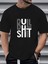 Erkek Bull Shıt Boğa Basklı T-Shirt Yeni Sezon Oversize Salaş 1