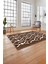 Baskılı Iskandinav Etnik Kilim Model Yıkanabilir Yolluk Mutfak Salon Halısı, Iskandinav-37-Kahve, 4